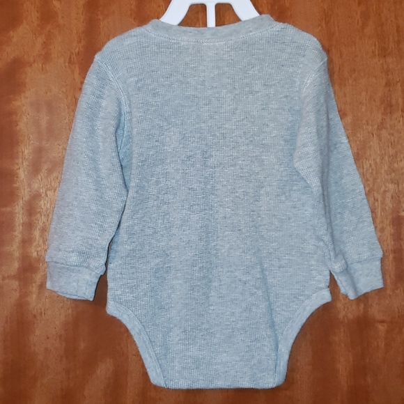 🔷️$8/ea OR 3/$20🔷Like New! Thermal Henley Onesie - Picture 7 of 7